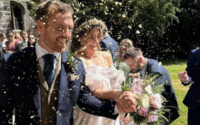 Wedding flowers designed by Flowers by Anne in Mold