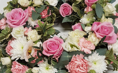 Thoughtful funeral flowers by Flowers by Anne, independent florist in Mold